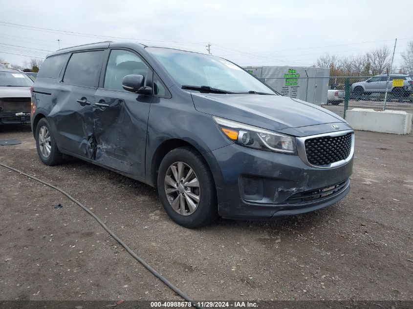 2015 KIA SEDONA LX #3046377517