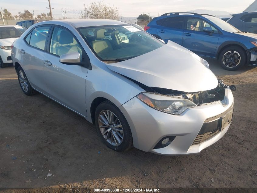 2015 TOYOTA COROLLA LE PLUS #3035092866