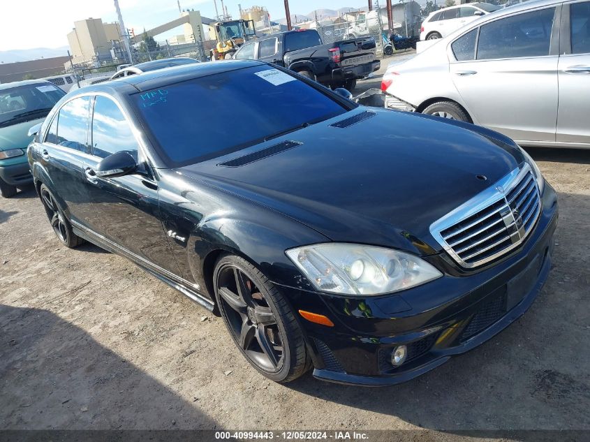 2009 MERCEDES-BENZ S 63 AMG #3035092798