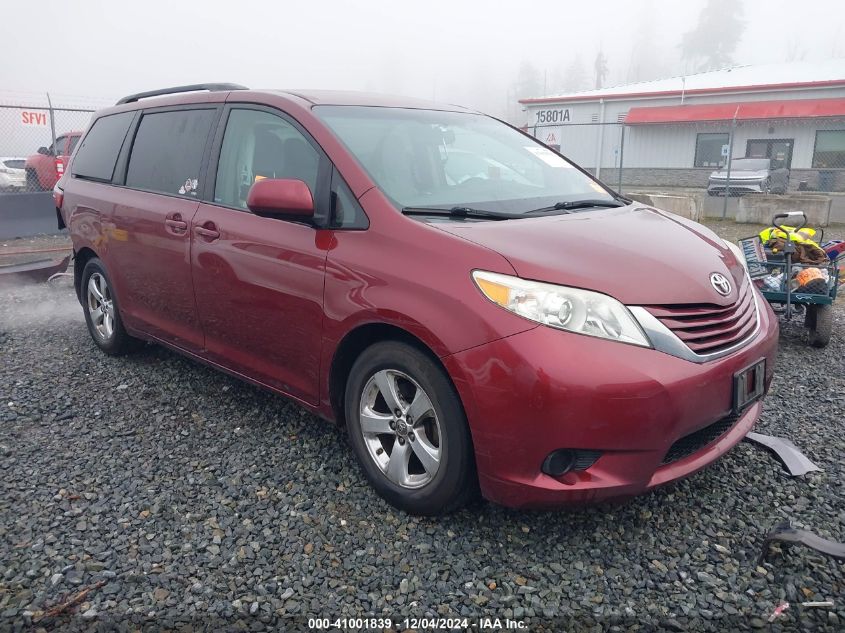 2015 TOYOTA SIENNA LE 8 PASSENGER #3035092587