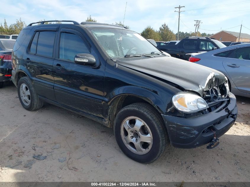 2003 MERCEDES-BENZ ML 350 #3051082158