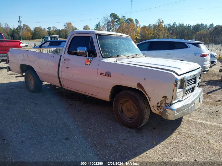 1992 DODGE D-SERIES D150 #3035080747