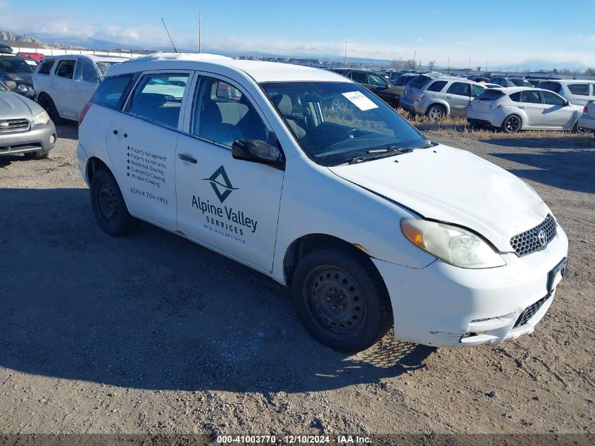 2004 TOYOTA MATRIX STANDARD #3056474743