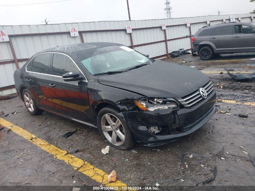 2013 VOLKSWAGEN PASSAT 2.5L SE #3056067931