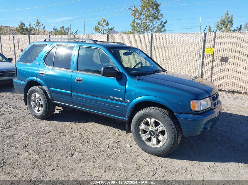 2001 ISUZU RODEO LS 3.2L V6/LSE 3.2L V6/S 3.2L V6 #3037522730