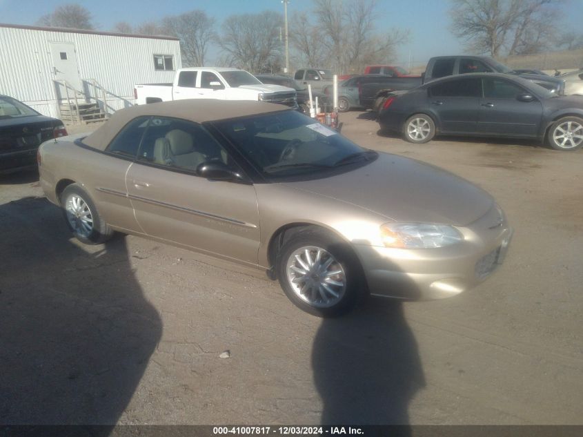 2001 CHRYSLER SEBRING LXI #3035081021