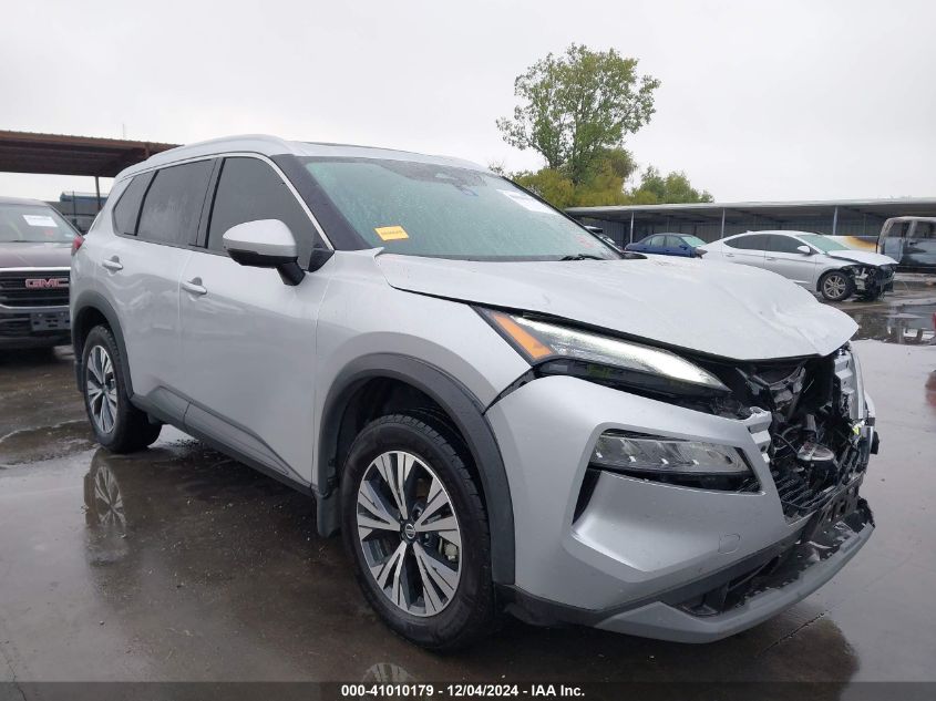 2021 NISSAN ROGUE SV FWD #3035080965