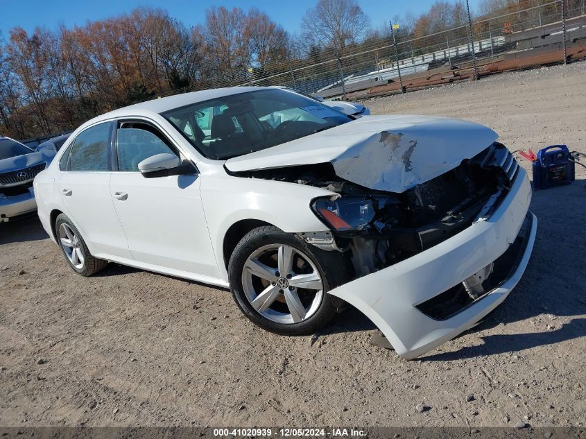 2013 VOLKSWAGEN PASSAT 2.5L SE #3034050948