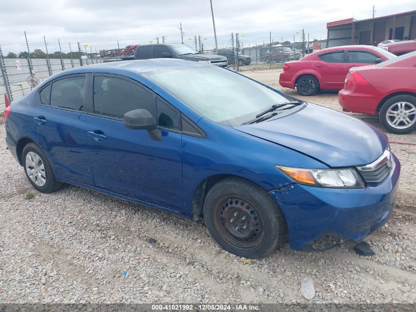 2012 HONDA CIVIC LX #3050085984