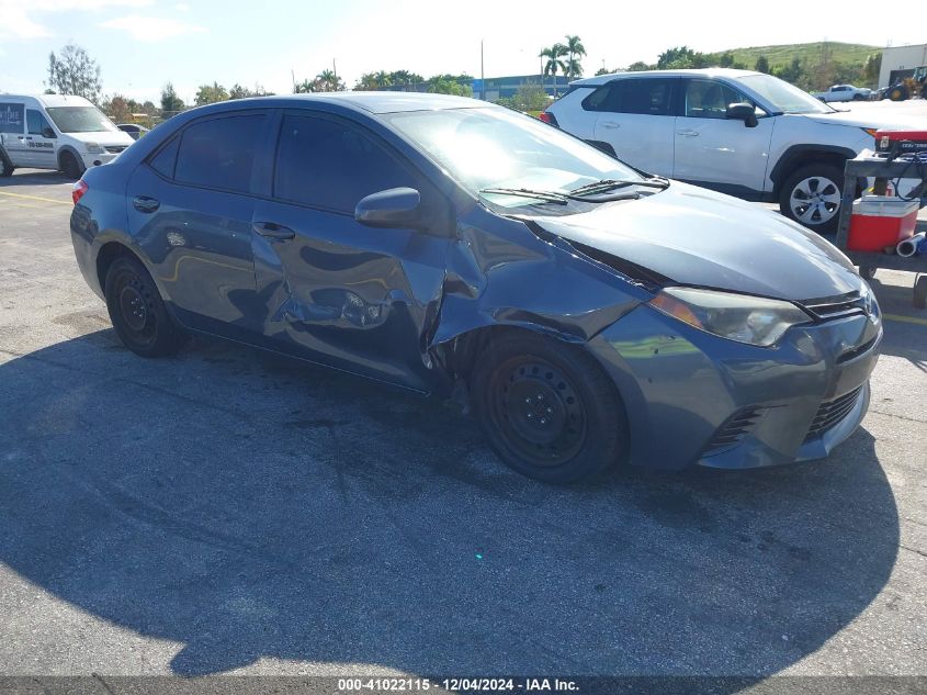 2016 TOYOTA COROLLA LE #3034050922