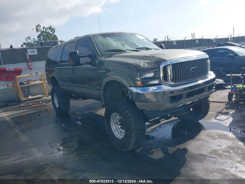 2000 FORD EXCURSION LIMITED #3035092926