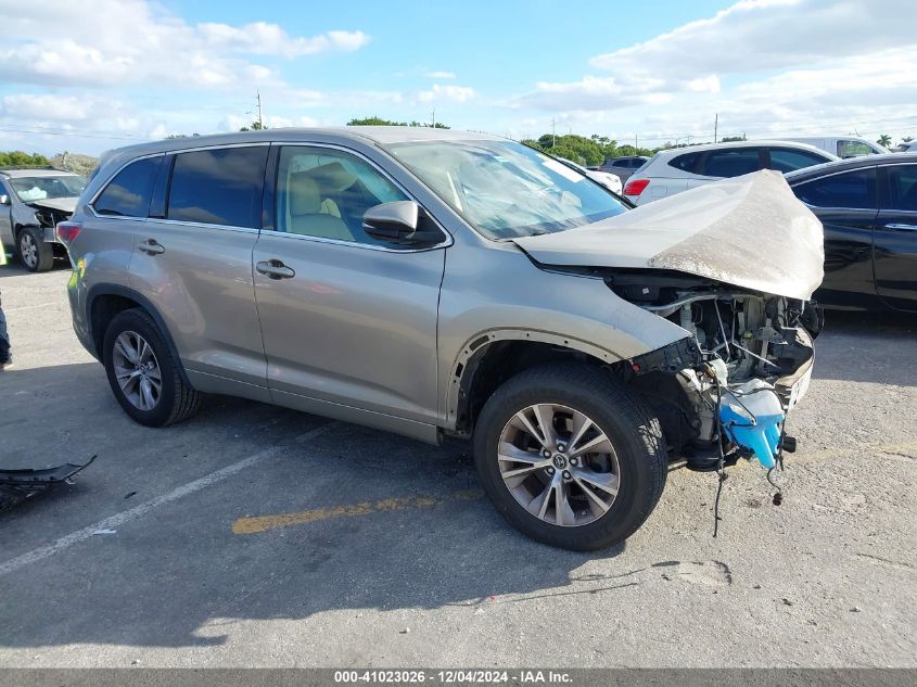 2016 TOYOTA HIGHLANDER LE PLUS V6 #3034050878