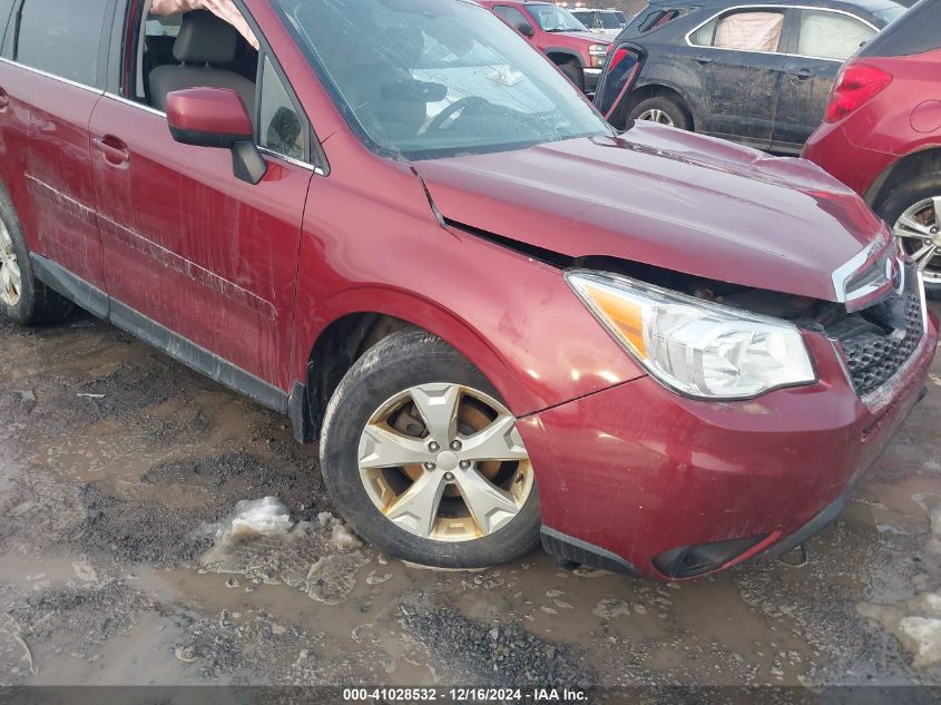 2016 SUBARU FORESTER 2.5I LIMITED #3054286331