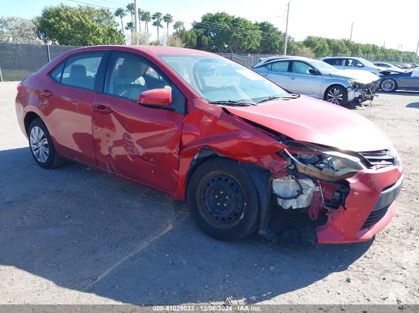 2014 TOYOTA COROLLA LE #3034050848