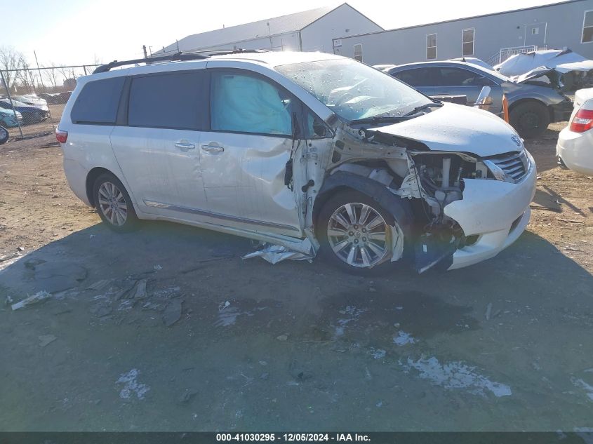 2017 TOYOTA SIENNA LIMITED PREMIUM 7 PASSENGER #3034050799