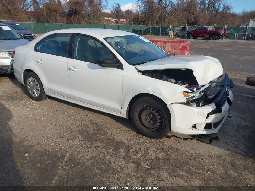 2013 VOLKSWAGEN JETTA 2.0L S #3034050422