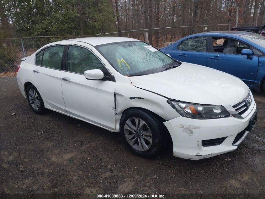 2014 HONDA ACCORD LX #3035095632