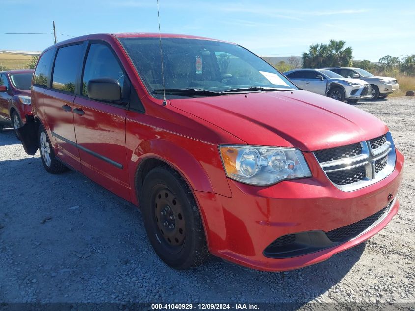 2014 DODGE GRAND CARAVAN AMERICAN VALUE PKG #3042565789