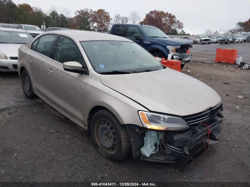 2013 VOLKSWAGEN JETTA 2.5L SE #3034050302