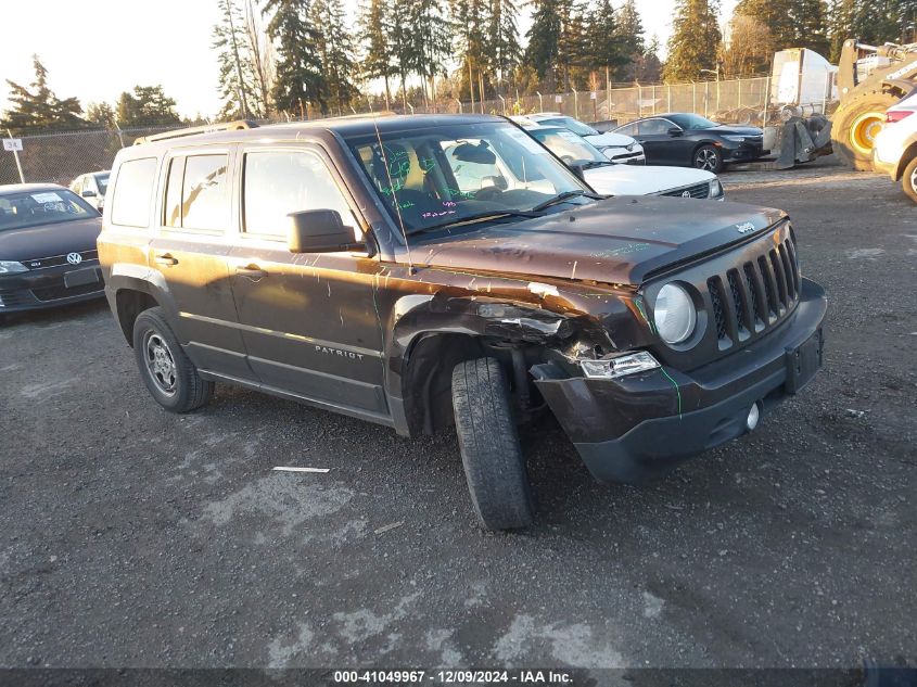 2014 JEEP PATRIOT SPORT #3035092193