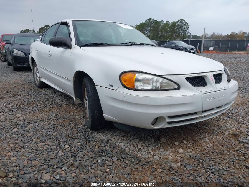 2004 PONTIAC GRAND AM SE1 #3051081645