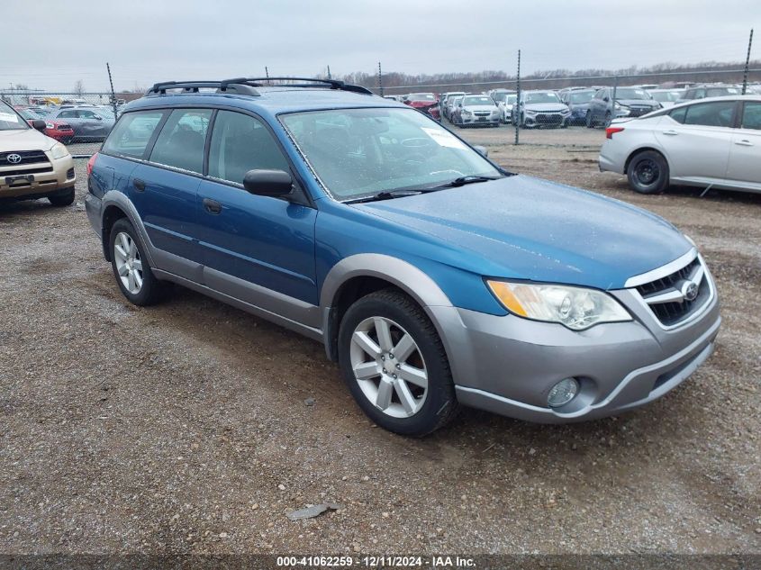 2008 SUBARU OUTBACK 2.5I/2.5I L.L. BEAN EDITION #3035080094