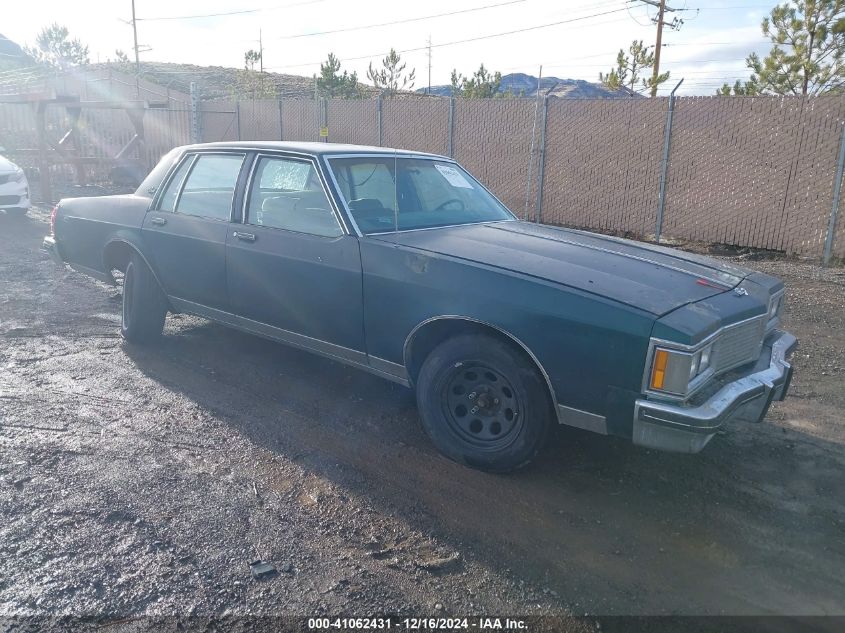 1981 OLDSMOBILE DELTA 88 ROYALE #3034053729