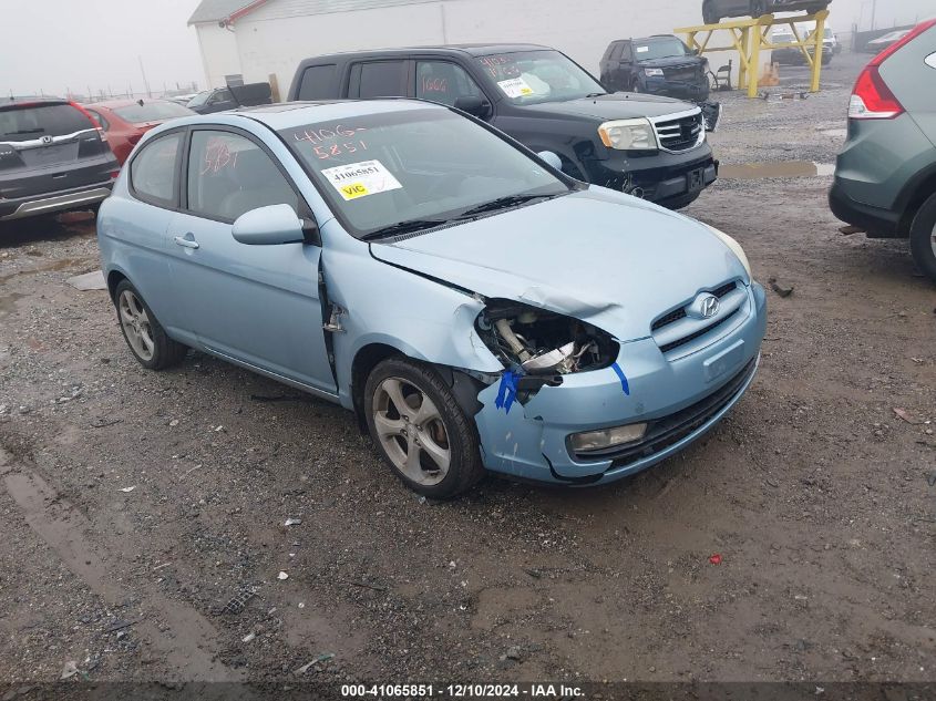 2007 HYUNDAI ACCENT SE #3034049347