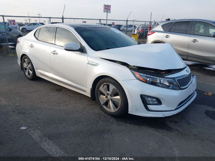 2014 KIA OPTIMA HYBRID EX #3035707886