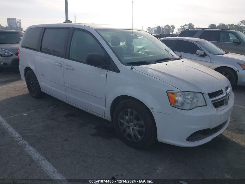 2016 DODGE GRAND CARAVAN SE #3055287261