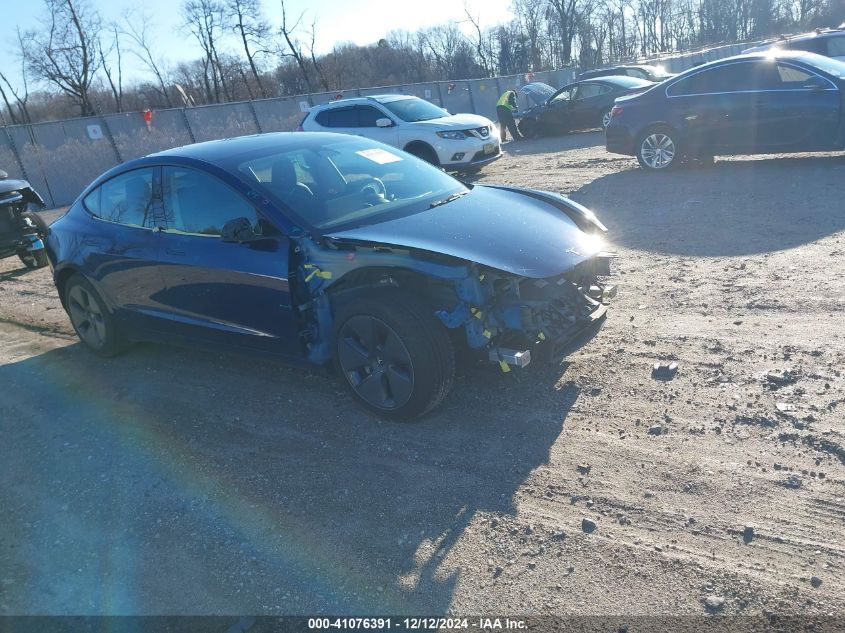 2022 TESLA MODEL 3 LONG RANGE DUAL MOTOR ALL-WHEEL DRIVE #3052071807