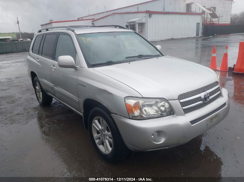 2006 TOYOTA HIGHLANDER HYBRID LIMITED V6 #3034049825