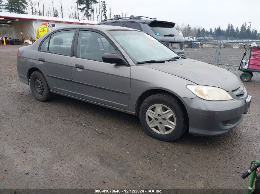 2005 HONDA CIVIC SDN VP #3035092082