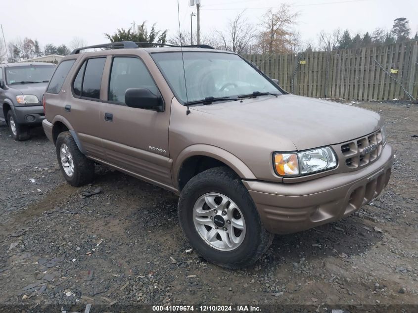 2002 ISUZU RODEO LS 3.2L V6/LSE 3.2L V6/S 3.2L V6 #3037523619