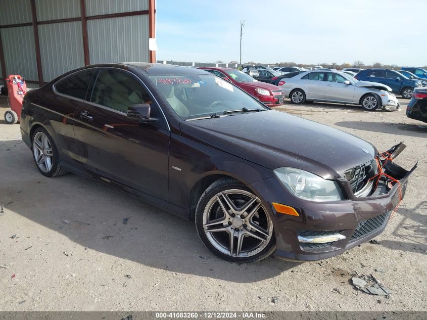 2012 MERCEDES-BENZ C 250 #3052079453