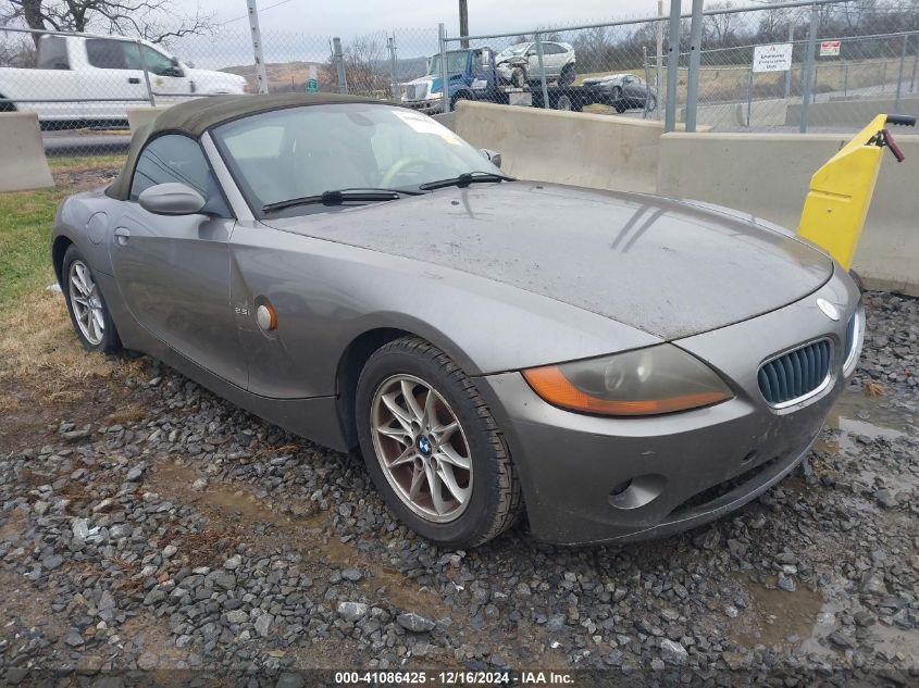 2004 BMW Z4 2.5I #3050081923