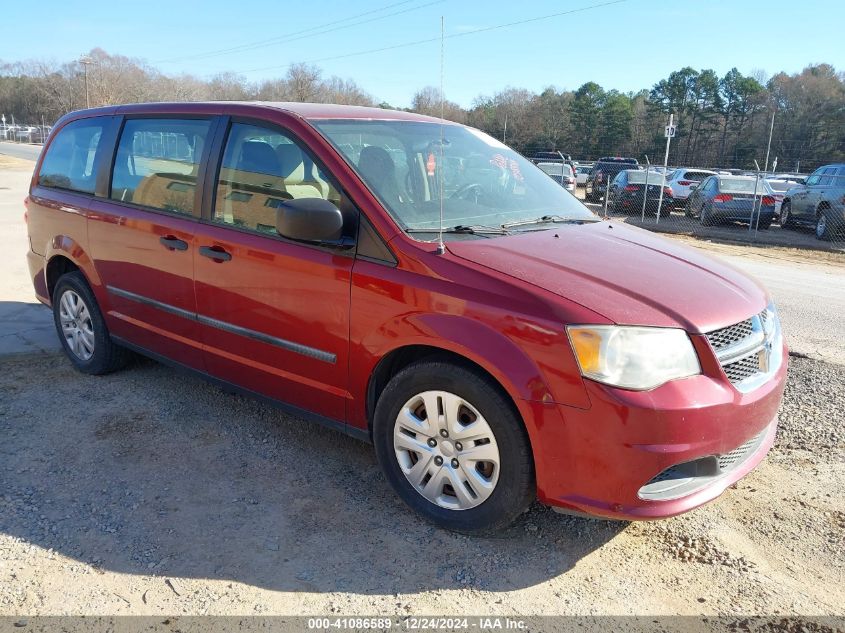 2015 DODGE GRAND CARAVAN AMERICAN VALUE PKG #3042554921