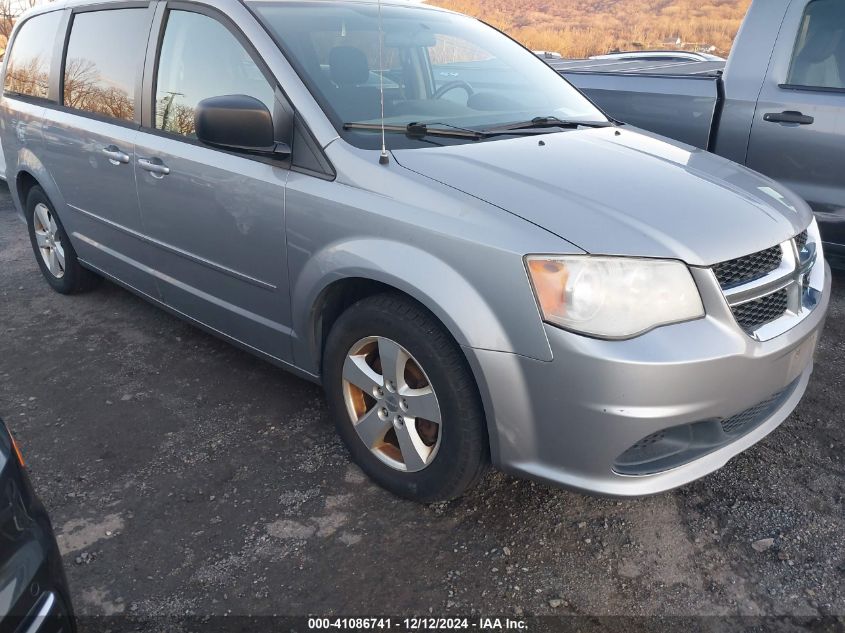 2013 DODGE GRAND CARAVAN SE #3050077836