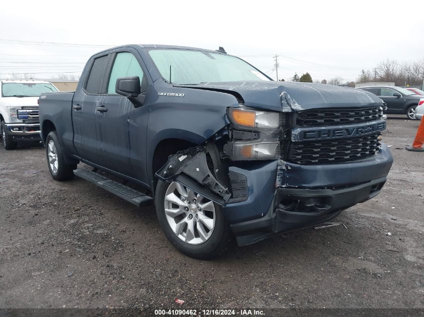 2021 CHEVROLET SILVERADO 1500 4WD  STANDARD BED CUSTOM #3046376352