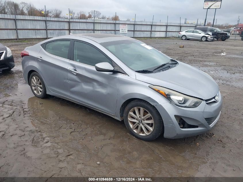 2015 HYUNDAI ELANTRA SE #3035079677