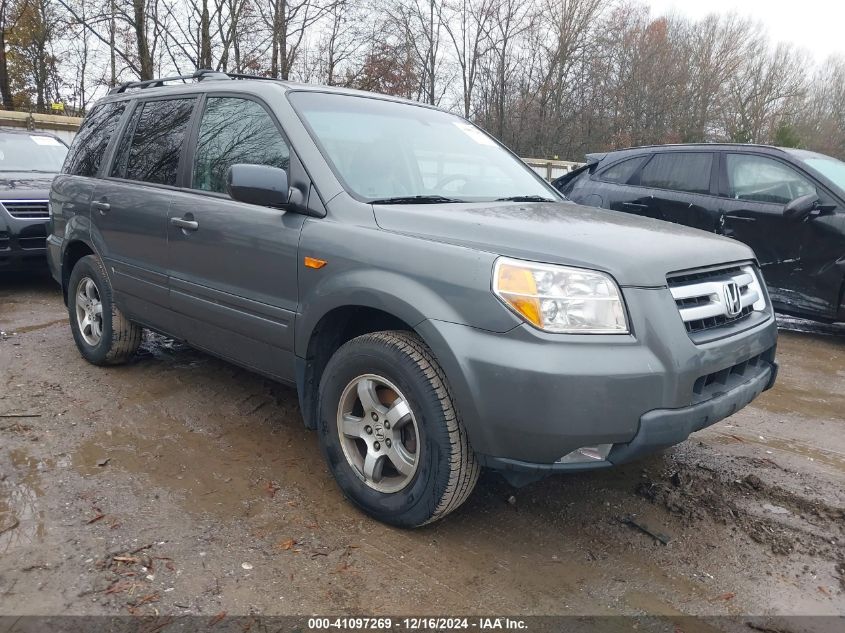 2008 HONDA PILOT EX-L #3029545949