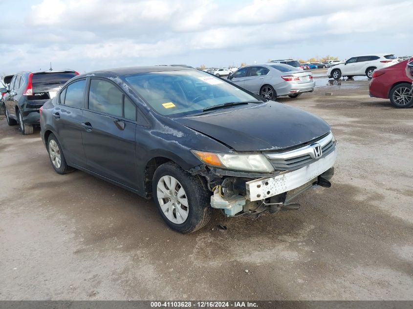 2012 HONDA CIVIC SDN LX #3056469633