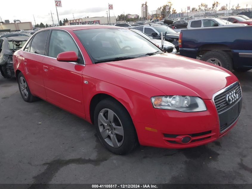 2006 AUDI A4 2.0T #3035091632