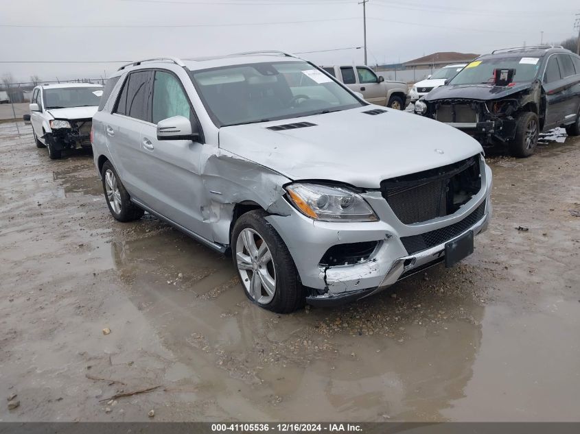 2012 MERCEDES-BENZ ML 350 4MATIC #3050082393