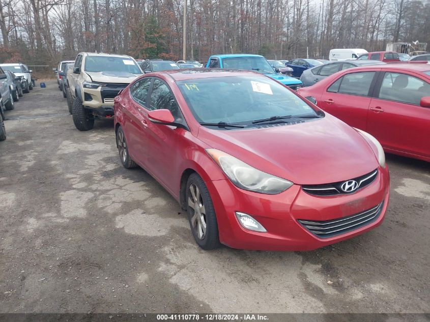 2012 HYUNDAI ELANTRA LIMITED PZEV #3029545955