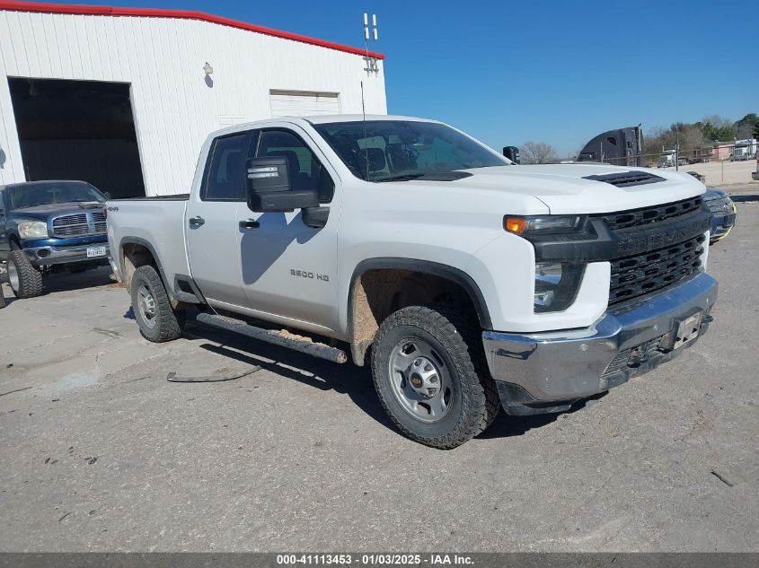 2022 CHEVROLET SILVERADO 2500HD 4WD DOUBLE CAB STANDARD BED WT #3057077948