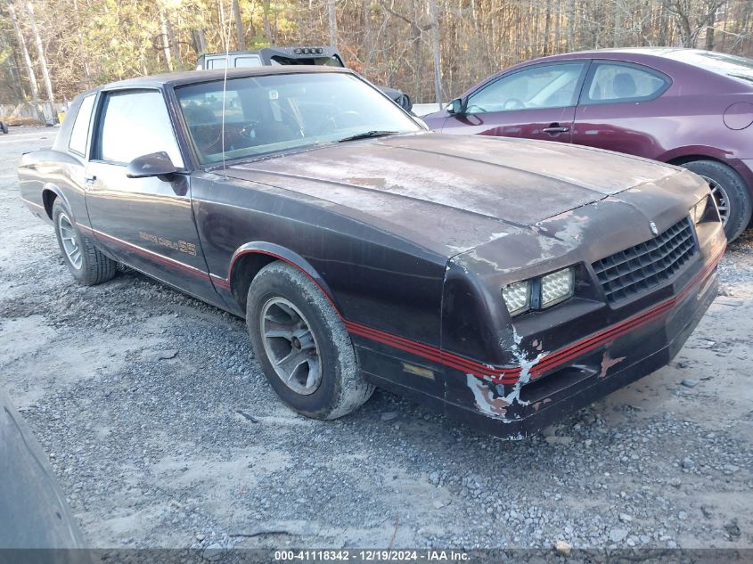 1987 CHEVROLET MONTE CARLO #3051092156