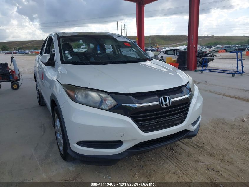 2016 HONDA HR-V LX #3052070899