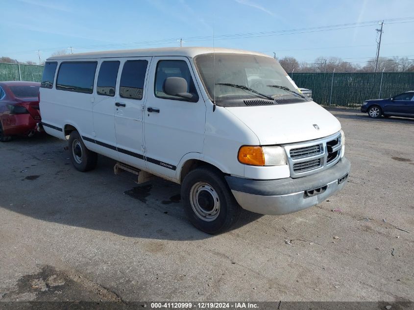 1999 DODGE RAM WAGON 3500 #3037521759