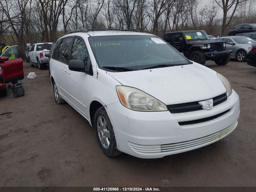 2005 TOYOTA SIENNA LE #3034048701